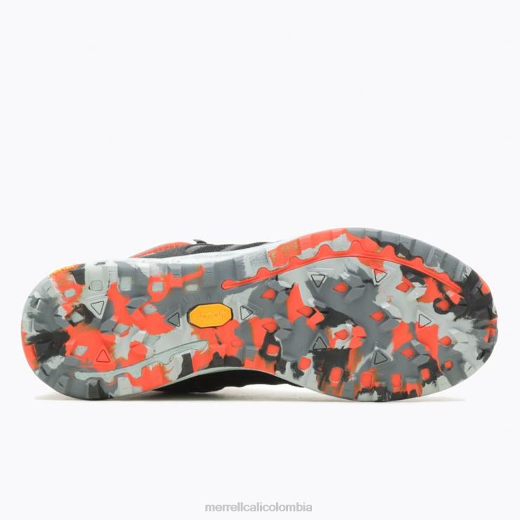 82LP642 negro/mandarina hombres Merrell nova 3 mid gore-tex (j067615) zapatos