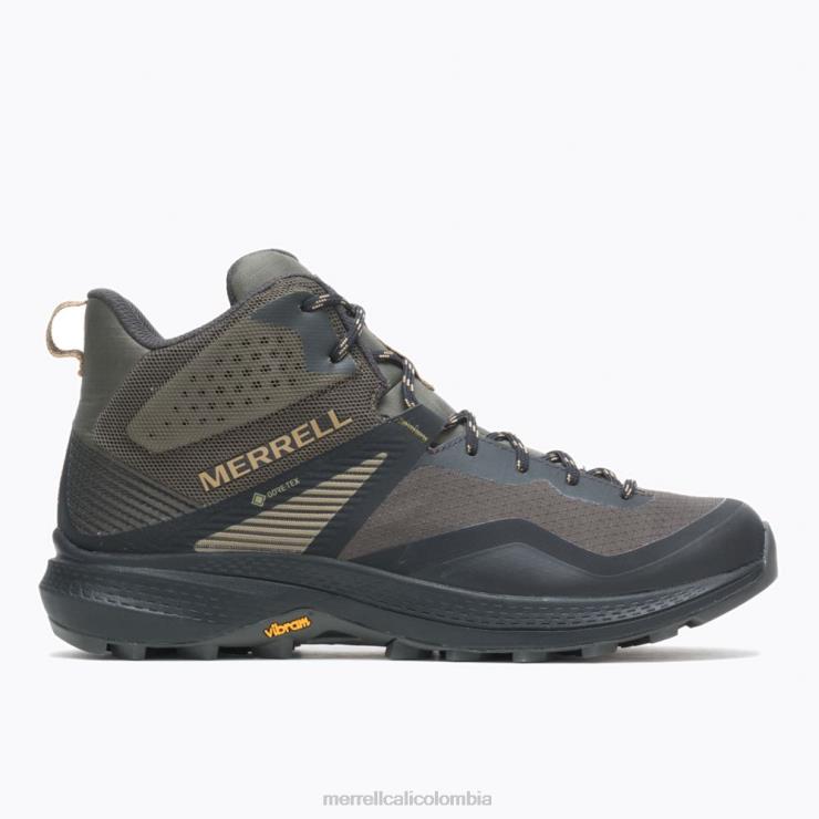 82LP679 aceituna hombres Merrell mqm 3 mid gore-tex (j135577) zapatos