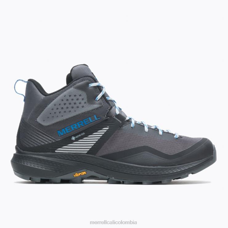 82LP680 roca/azul hombres Merrell mqm 3 mid gore-tex (j135573) zapatos