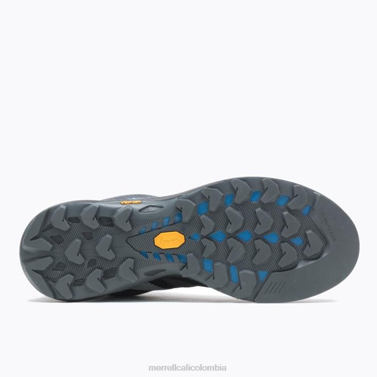 82LP680 roca/azul hombres Merrell mqm 3 mid gore-tex (j135573) zapatos
