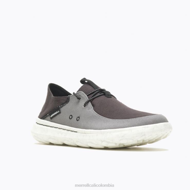 82LP6773 negro/carbón hombres Merrell cabaña moc 2 lienzo (j004891) zapatos