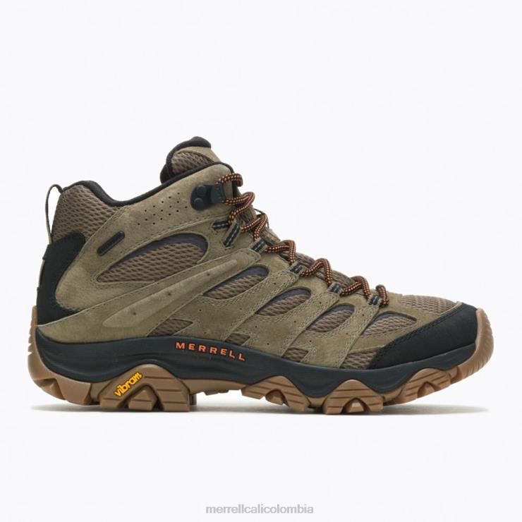 82LP6128 oliva/goma hombres Merrell moab 3 medio impermeable (j036549) zapatos
