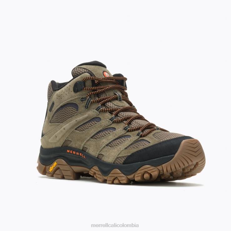 82LP6128 oliva/goma hombres Merrell moab 3 medio impermeable (j036549) zapatos