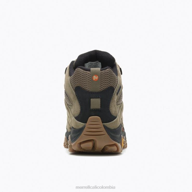 82LP6128 oliva/goma hombres Merrell moab 3 medio impermeable (j036549) zapatos