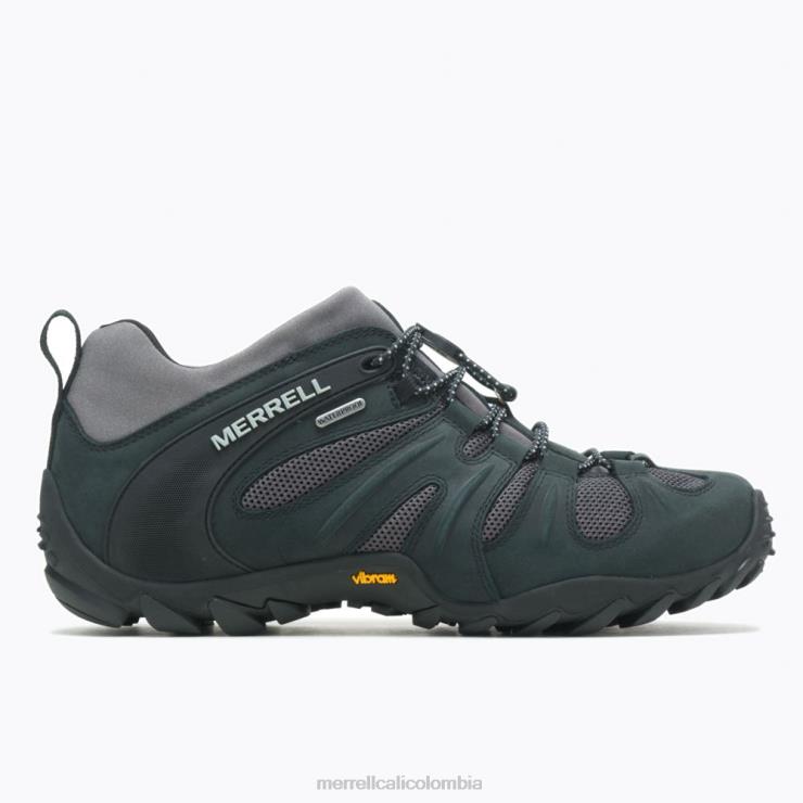 82LP6182 Gris oscuro hombres Merrell Camaleón 8 elástico impermeable (j034177) zapatos