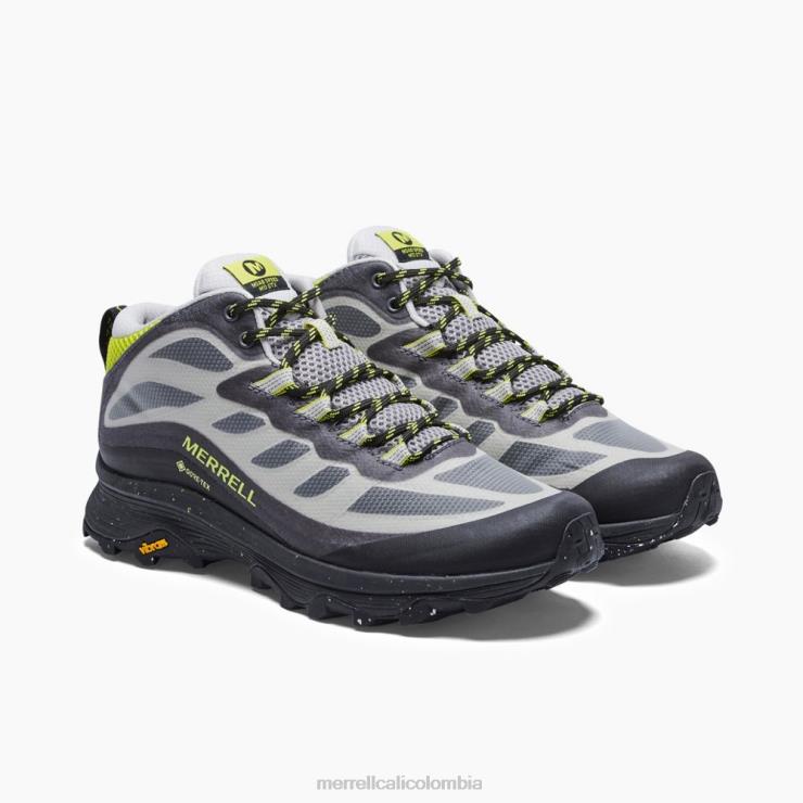 82LP6191 carbón hombres Merrell velocidad de moab mid gore-tex (j066907) zapatos