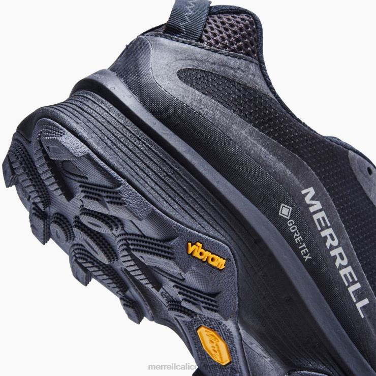 82LP623 negro/asfalto hombres Merrell moab velocidad gore-tex (j067083) zapatos