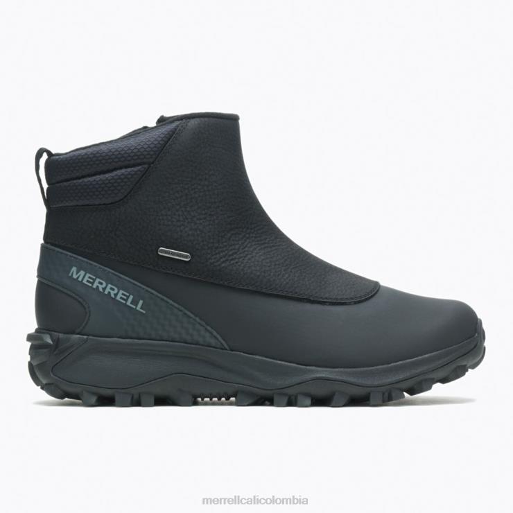 82LP6757 negro/monumento hombres Merrell termo kiruna con media cremallera impermeable (j035049) zapatos