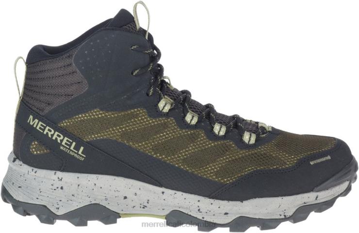 82LP6780 aceituna hombres Merrell Speed ​​Strike medio resistente al agua (j066879) zapatos