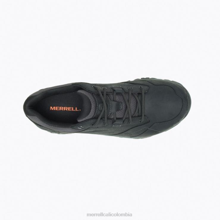 82LP6401 negro hombres Merrell encaje de aventura moab (j91829) zapatos