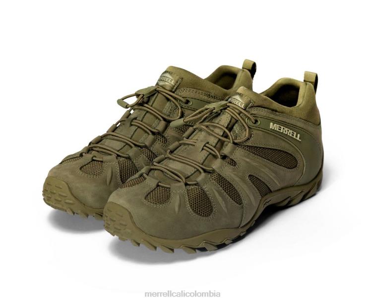82LP6481 oliva oscuro hombres Merrell cham 8 estiramiento táctico (j099409) zapatos