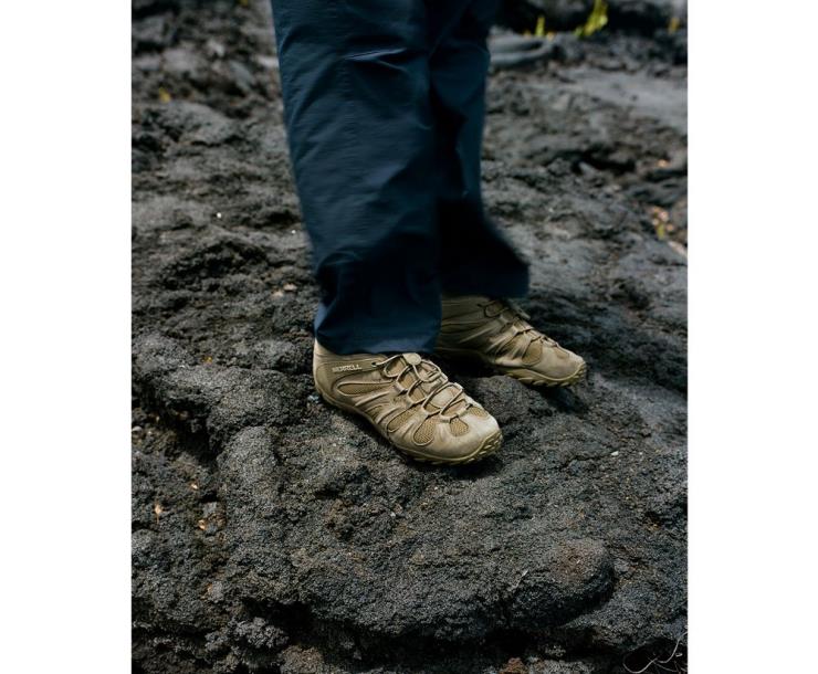 82LP6481 oliva oscuro hombres Merrell cham 8 estiramiento táctico (j099409) zapatos