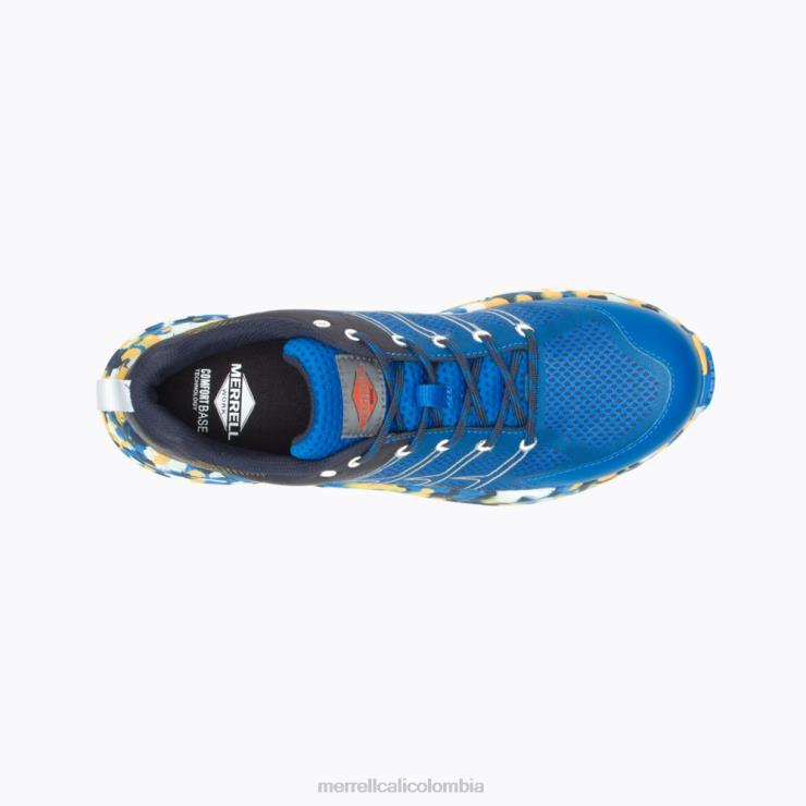 82LP6511 azul hombres Merrell fibra de carbono vuelo moab (j005233) zapatos