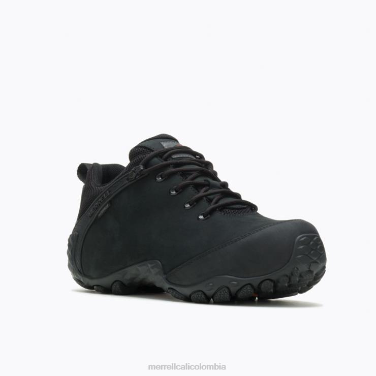 82LP6659 negro hombres Merrell Camaleón flux cuero impermeable fibra de carbono (j003899) zapatos