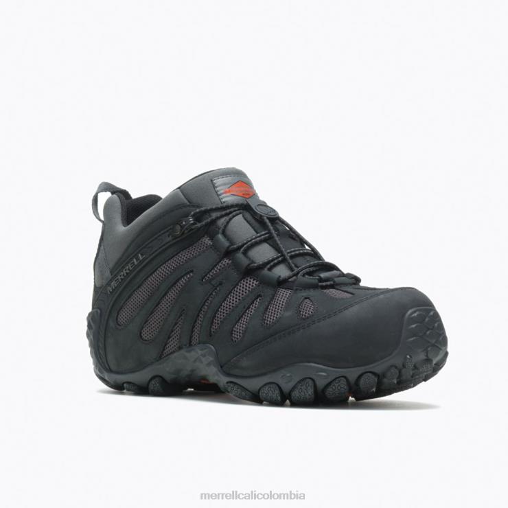 82LP6679 negro hombres Merrell Fibra de carbono elástica Chameleon Flux (j003309) zapatos