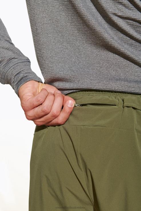 82LP6406 aceituna polvorienta hombres Merrell trail running corto (jmf26581-326) ropa