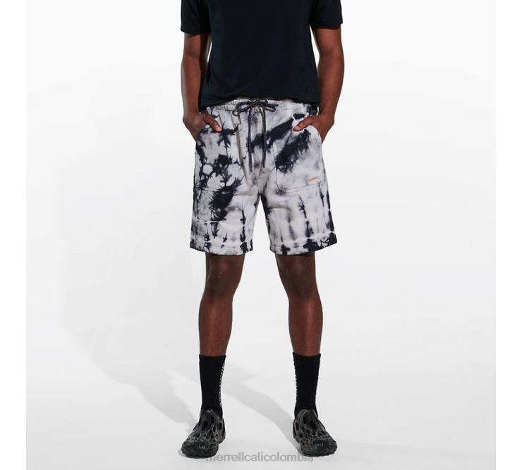 82LP6762 teñido anudado negro hombres Merrell explorar corto (jms26400-018) ropa