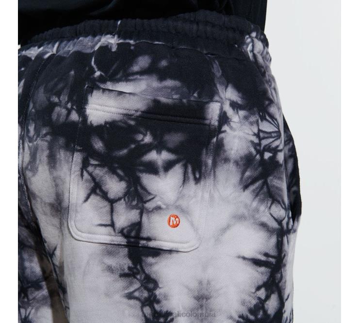82LP6762 teñido anudado negro hombres Merrell explorar corto (jms26400-018) ropa