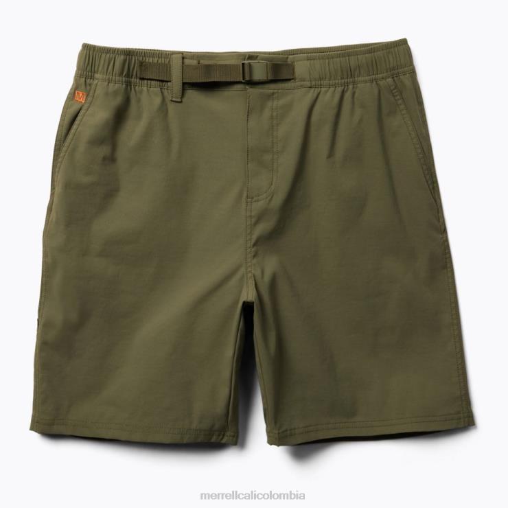 82LP6789 aceituna polvorienta hombres Merrell pantalón corto de excursionista hayes (jms26339-326) ropa