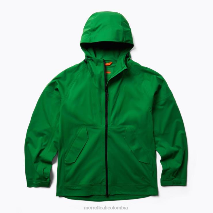 82LP6167 abundante verde hombres Merrell cáscara de lluvia susurrante (jms26319-320) ropa
