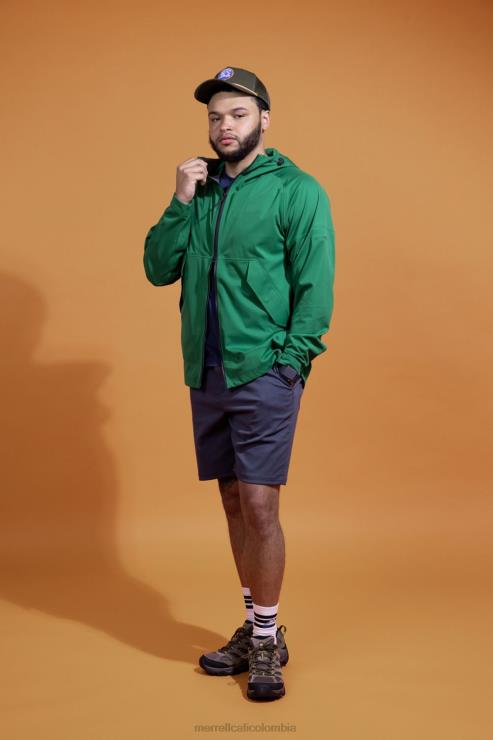 82LP6167 abundante verde hombres Merrell cáscara de lluvia susurrante (jms26319-320) ropa