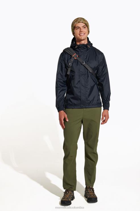 82LP6472 negro hombres Merrell concha de lluvia fallon (jms26320-010) ropa