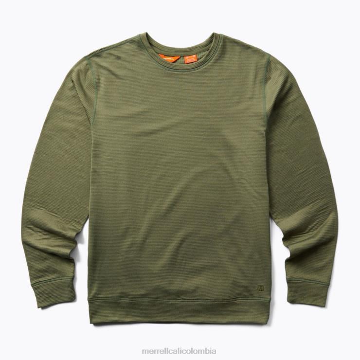 82LP6287 brezo oliva polvoriento hombres Merrell tripulación geotex (jmf26576-327) ropa