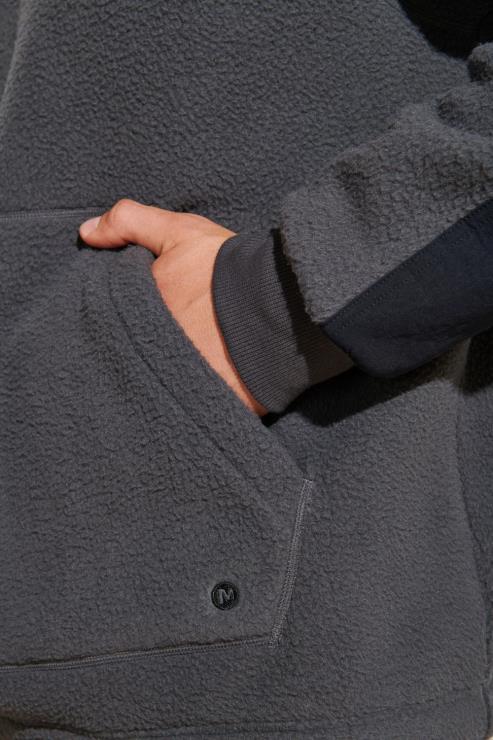 82LP6542 asfalto hombres Merrell sudadera con capucha sherpa (jmf26573-101) ropa