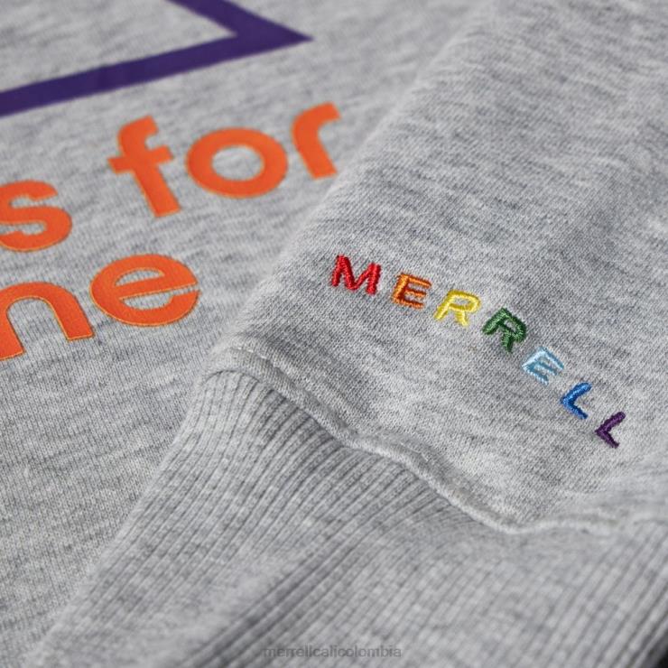 82LP6748 gris jaspeado hombres Merrell sudadera con cuello redondo al aire libre es para todos (jms26875-050) ropa