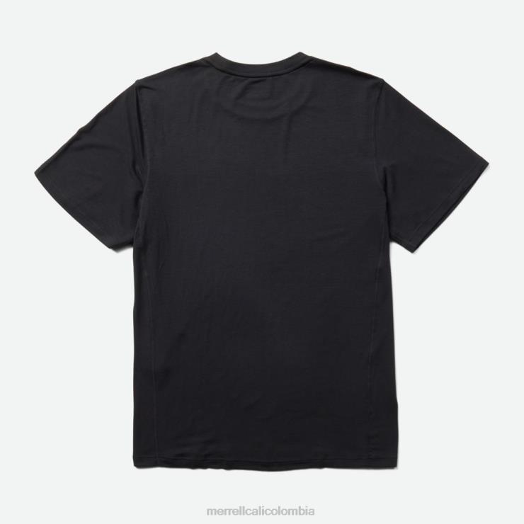 82LP6147 negro hombres Merrell Camiseta de uso diario con tencel (jms26443-010) ropa
