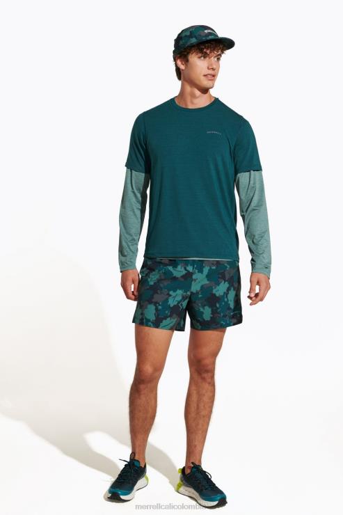 82LP6149 musgo marino hombres Merrell Camiseta de uso diario con tencel (jms26443-325) ropa