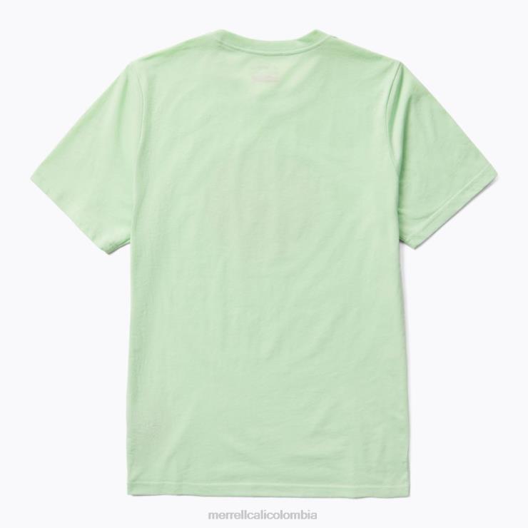82LP6450 niebla verde hombres Unlikely Hikers X Merrell camiseta de manga corta (jms26681-330) ropa