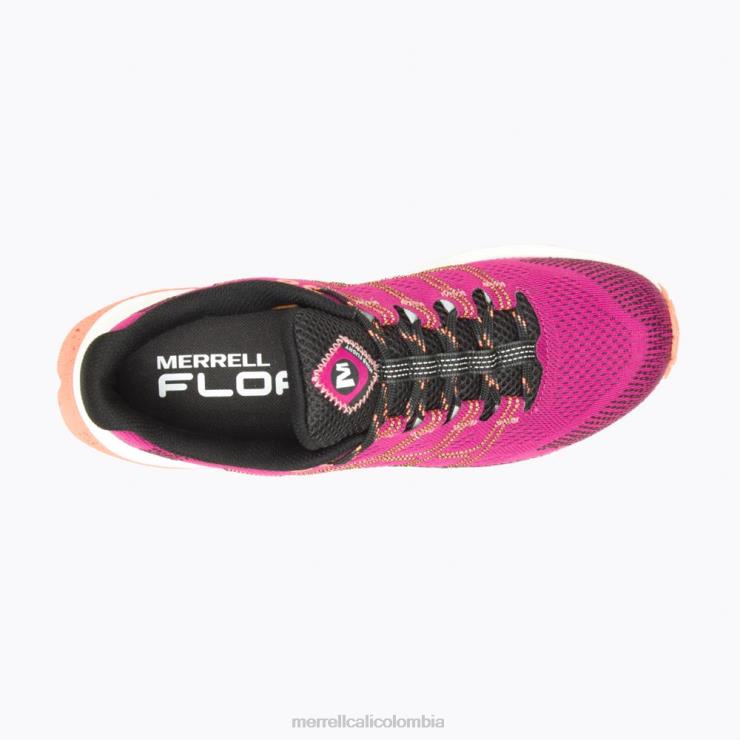 82LP6968 fucsia/negro mujer Merrell vuelo de moab (j067642) zapatos
