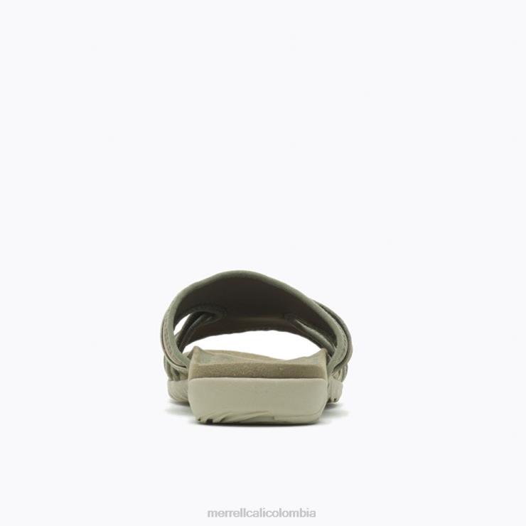 82LP61071 aceituna mujer Merrell diapositiva cush terran 3 (j004586) zapatos