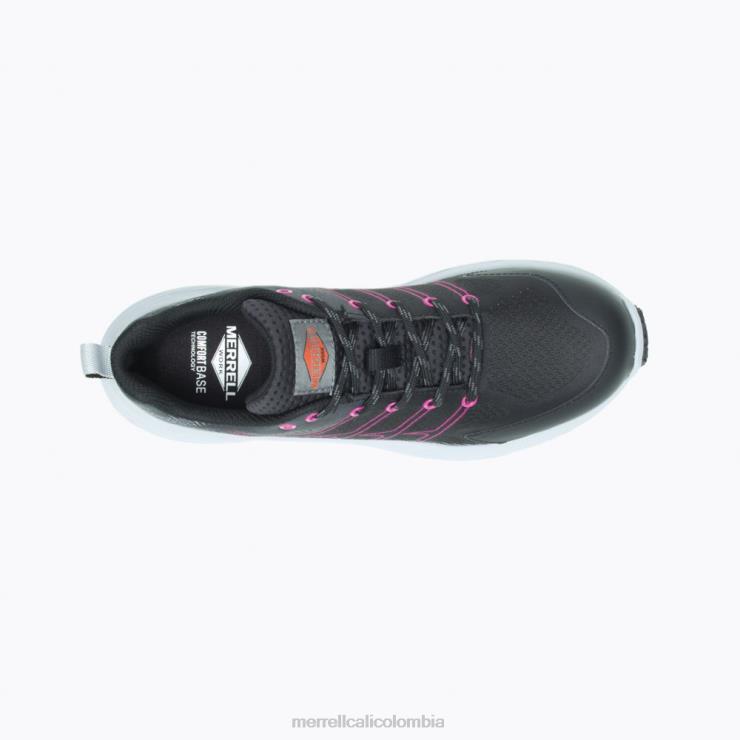 82LP61237 negro/fucsia mujer Merrell fibra de carbono vuelo moab (j005174) zapatos