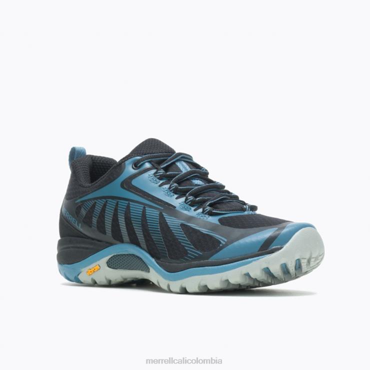 82LP61101 negro/piedra azul mujer Merrell borde de sirena 3 (j034432) zapatos