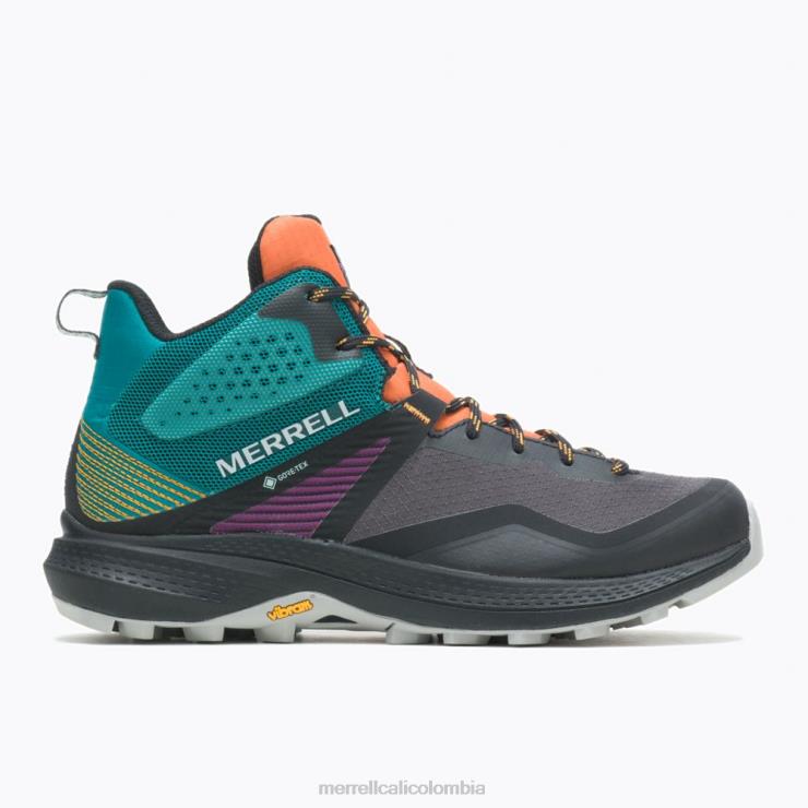 82LP61167 mandarina/verde azulado mujer Merrell mqm 3 mid gore-tex (j135528) zapatos