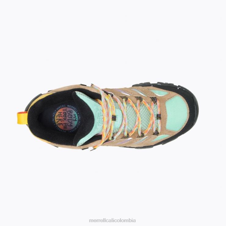 82LP61303 multi mujer Merrell moab 3 mid impermeable x excursionistas improbables ancho ancho (j499994w) zapatos