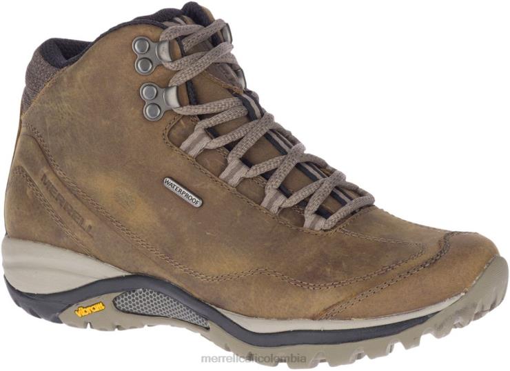 82LP61316 atigrado/roca mujer Merrell Sirena Traveler 3 Mid impermeable ancho ancho (j035344w) zapatos