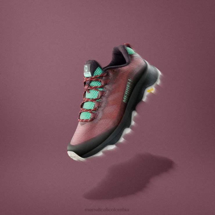 82LP6817 madera de burl mujer Merrell velocidad moab (j066858) zapatos