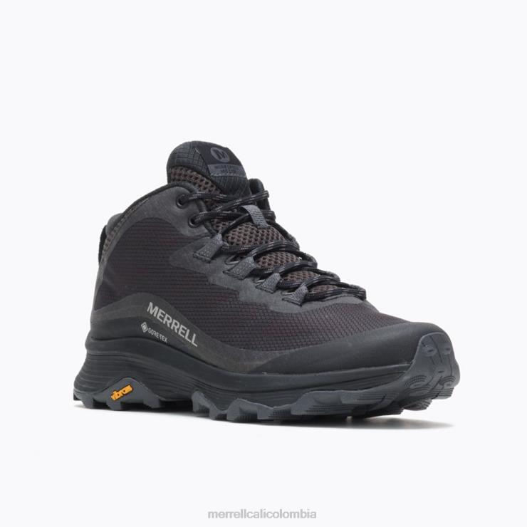 82LP6877 negro/asfalto mujer Merrell velocidad de moab mid gore-tex (j067174) zapatos