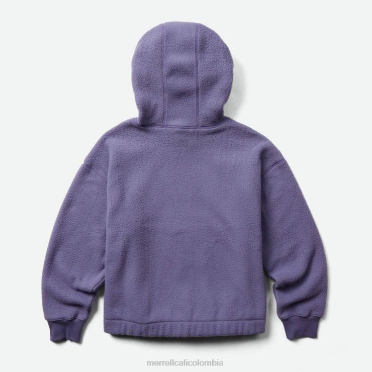 82LP61015 garza mujer Merrell sudadera con capucha sherpa (jwf26552-488) ropa