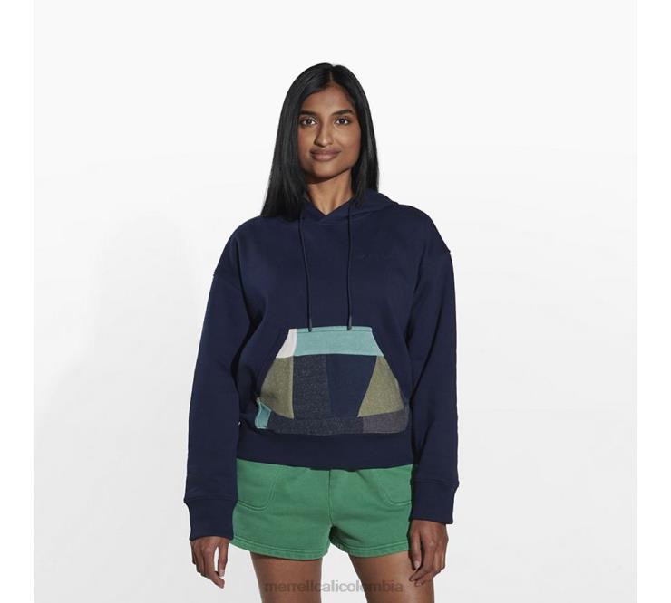 82LP61240 Armada mujer Merrell sudadera con capucha tipo jersey (jws26642-353) ropa
