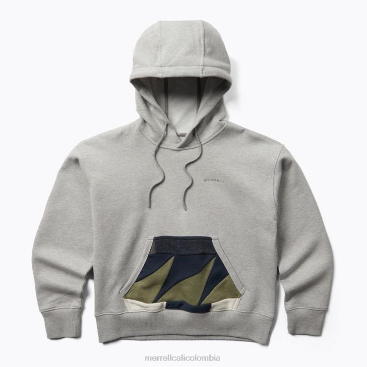82LP61241 brezo gris mujer Merrell sudadera con capucha de chatarra (jws26642-050) ropa