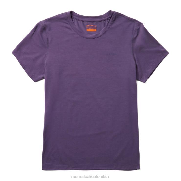 82LP61004 reinado morado mujer Merrell Camiseta de uso diario con tencel (jws26442-631) ropa