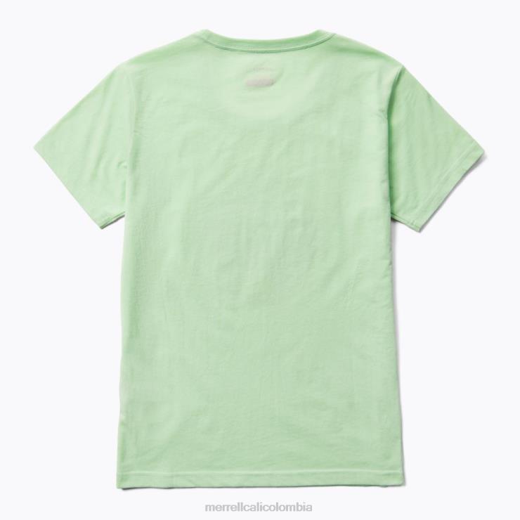 82LP61266 niebla verde mujer Unlikely Hikers X Merrell camiseta de manga corta (jws26683-330) ropa