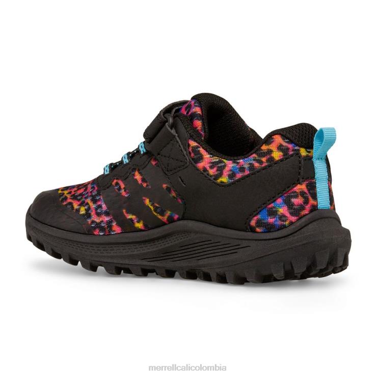 82LP61359 leopardo arcoiris niños Merrell zapatilla nova 3 (mk166788) zapatos