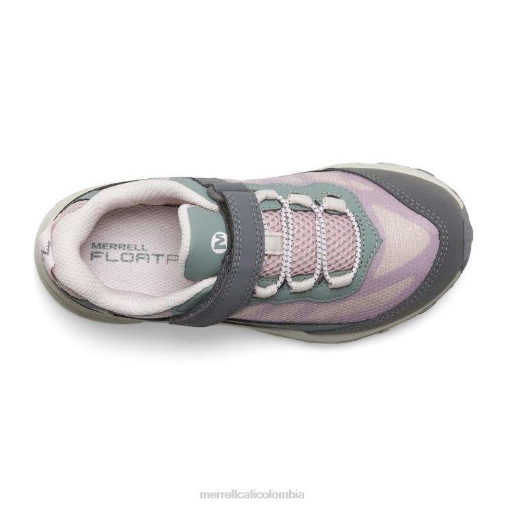 82LP61361 rosa polvoriento/oliva niños Merrell Moab velocidad baja aire acondicionado impermeable (mk167235) zapatos
