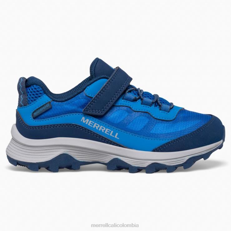 82LP61363 azul niños Merrell Moab velocidad baja aire acondicionado impermeable (mk265979) zapatos