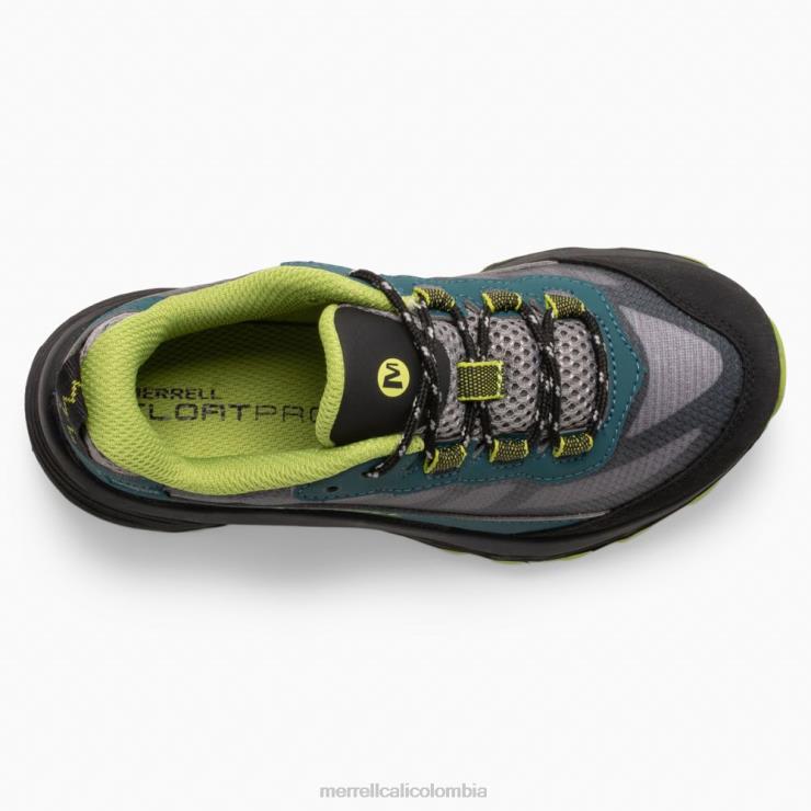 82LP61370 verde intenso/negro niños Merrell Moab velocidad baja impermeable (mk266264) zapatos